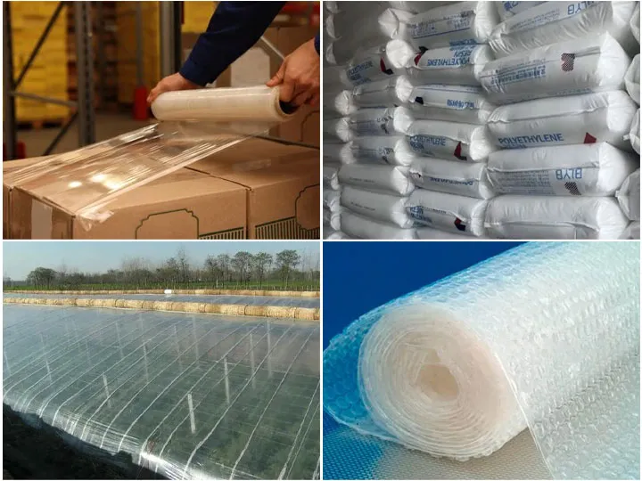 plastic film recycling raw materials