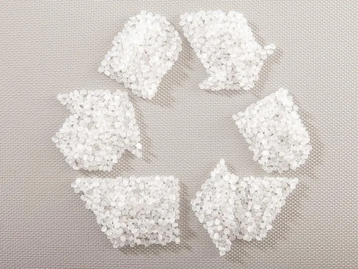 recycelte Kunststoffpellets