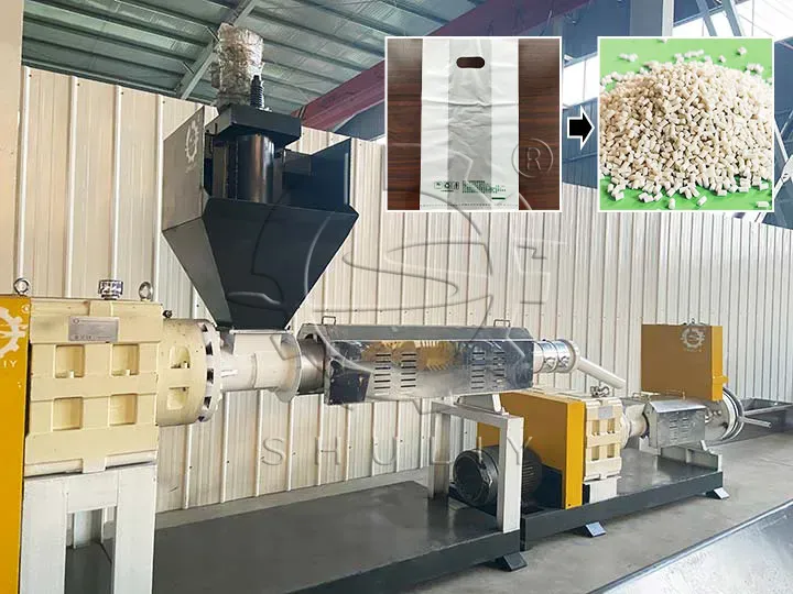 biodegradable plastic granules-making machine