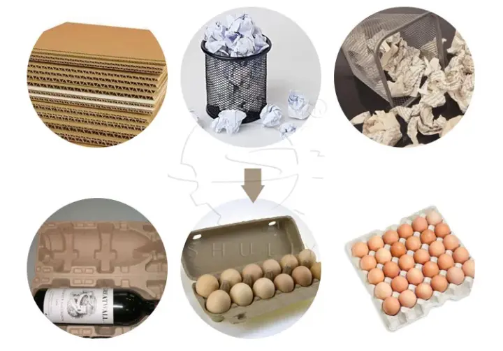 raw material and final production