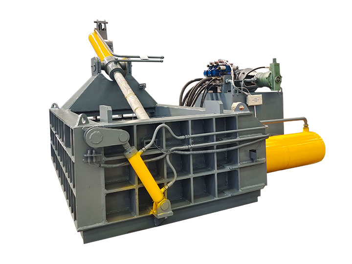 scrap metal baler machine