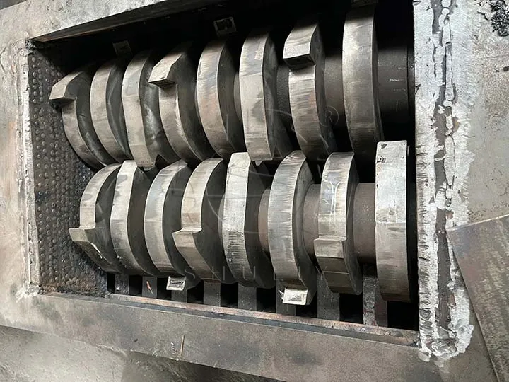 Klingen des kommerziellen Reifenzerkleinerers