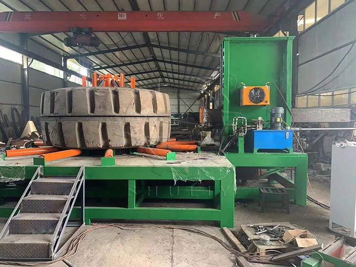 mining tire dismantler